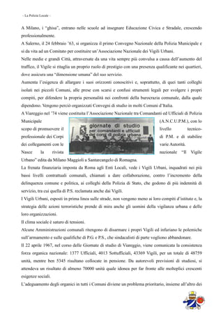 La Polizia Locale