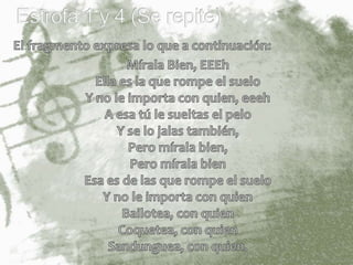 Tesina Imagen mujer, regueton