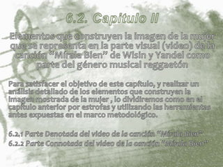 Tesina Imagen mujer, regueton