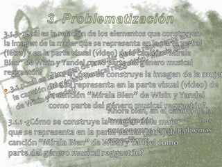 Tesina Imagen mujer, regueton