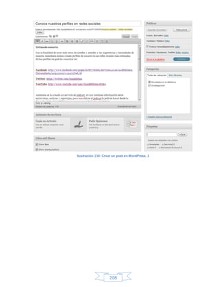 Ilustración 230: Crear un post en WordPress, 2




                    208
 