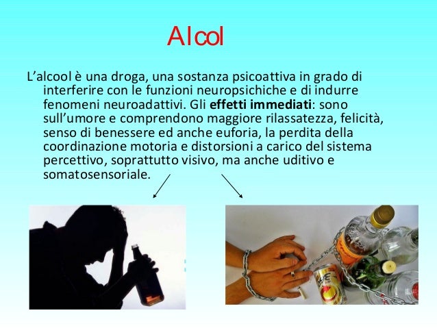 I farmaci per cifrare per alcool