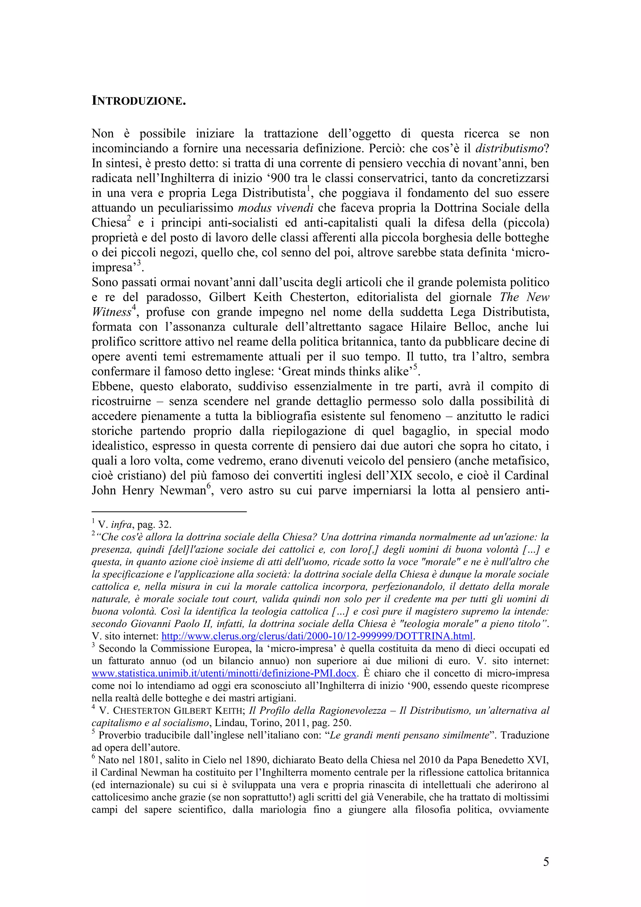Distributismo A critical study on the 'chesterbelloc' Distributism in its 103th ...