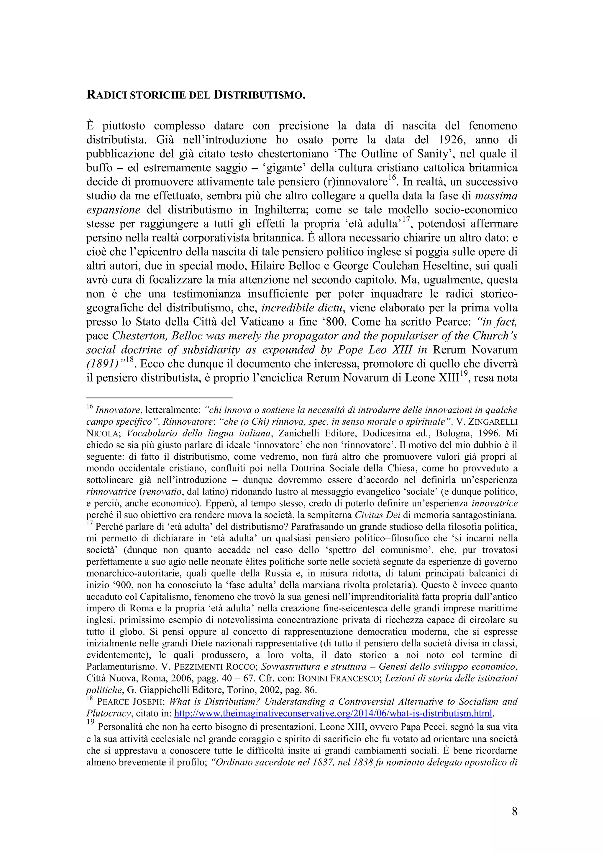 Distributismo A critical study on the 'chesterbelloc' Distributism in its 103th ...