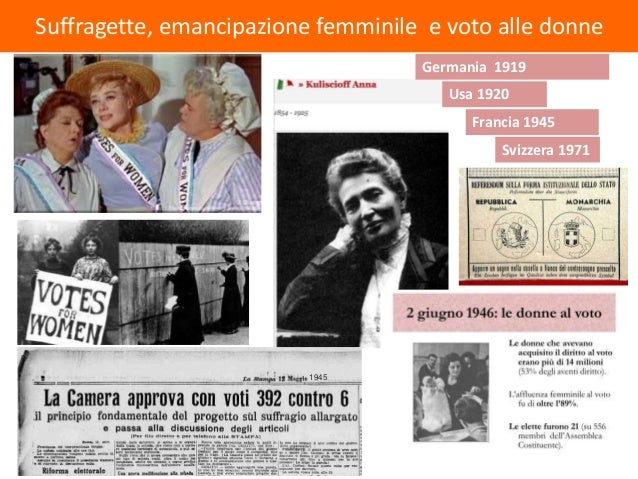 Le Suffragette Tesina Di Terza Media