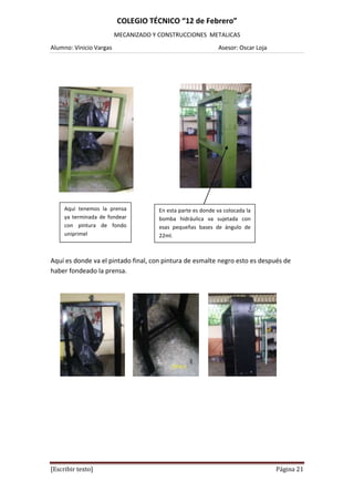 Tesis Prensa Hidráulica