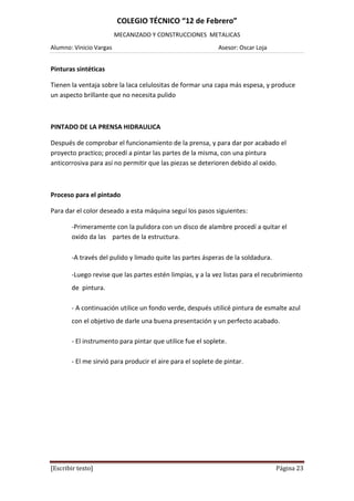 Tesis Prensa Hidráulica