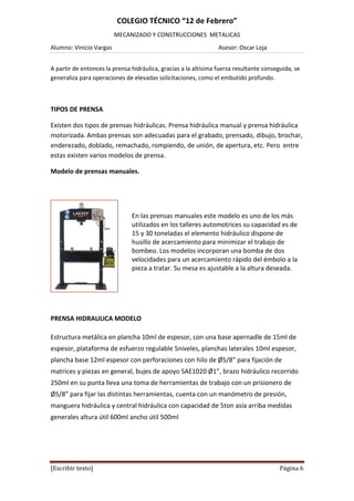Tesis Prensa Hidráulica