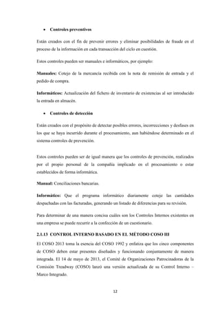 “DISEÑO DE UN MODELO DE CONTROL INTERNO CONTABLE BASADO EN EL MÉTODO ...
