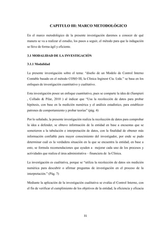 “DISEÑO DE UN MODELO DE CONTROL INTERNO CONTABLE BASADO EN EL MÉTODO ...