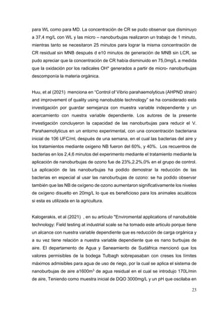 Micro Mnb Tesis. - Reducción de materia orgánica presente en el río Lurín ...