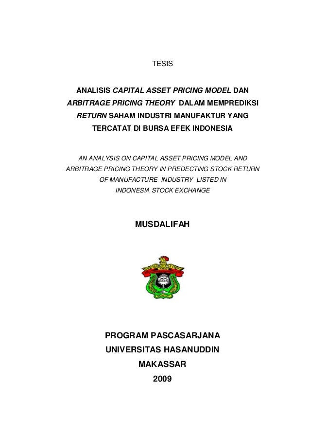 Capm Dan Arbitrage Pricing Theory