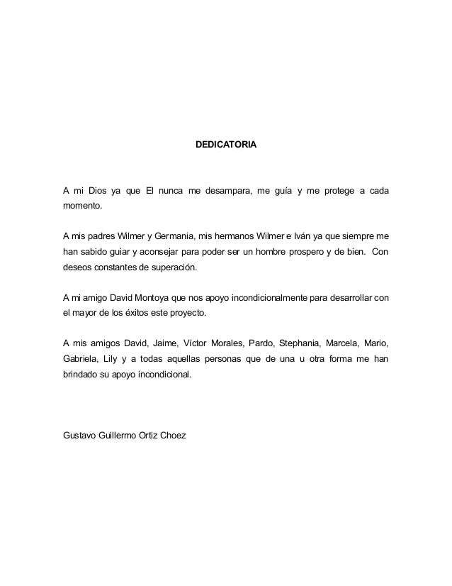 Dedicatoria De Tesis A Mis Hermanos  dedicatoria y 