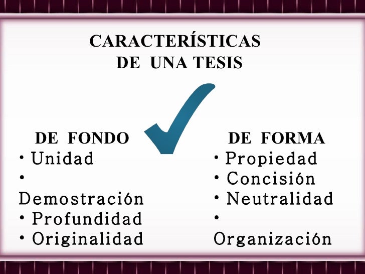 Tesis Como Trabajo De InvestigacióN
