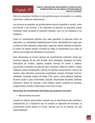 Capítulo II PROPUESTA DE UNA METODOLOGÍA PARA EL DISEÑO DEL
REVESTIMIENTO ESTRUCTURAL DE TÚNELES
38
 Clasificación de Bie...