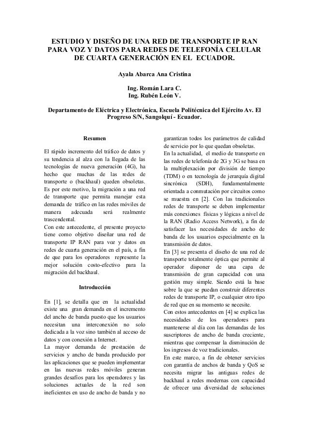 Tesis Telefonia Ip Pdf