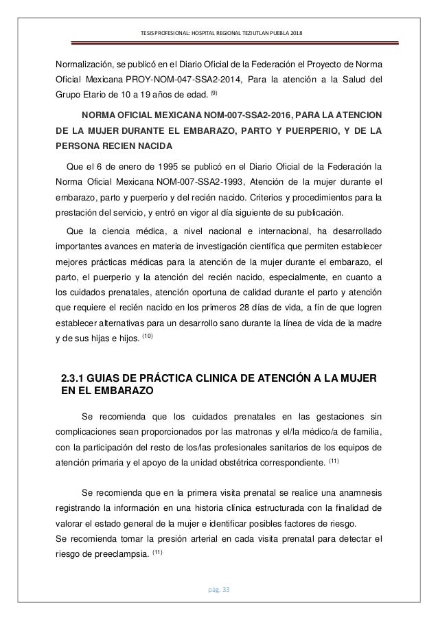 Tesis Embarazo En Adolescentes