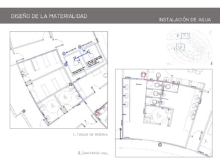 1_Tq  
2_S h
1
2
DISEO DE LA ATERIALIDAD
INSTALACIN DE AGA
 