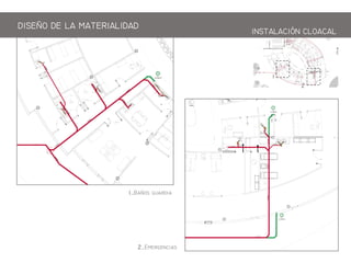 2_Emg
1_B g
1
2
DISEO DE LA ATERIALIDAD
INSTALACIN CLOACAL
 