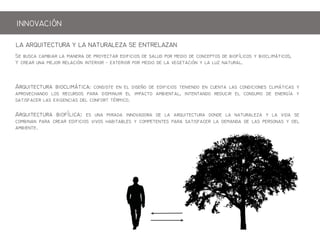 S b mb  m  py f   p m  p  bf y bm,
Y   mj   -  p m   g y  z .
Aq bm      f      m y
ph   p m  mp mb,    m  g y
f  g  f m.
Aq bf   m    q   z y   
mb p  f  hbb y mp p f  m   p y 
mb.
INNOACIN
LA ARQITECTRA Y LA NATRALEA SE ENTRELAAN
 