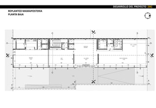 DESARROLLO DEL PROYECTO [06]
REPLANTEO MAMAPOSTERIA
PLANTA BAJA
 