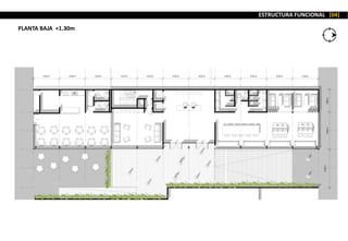 ESTRUCTURA FUNCIONAL [04]
PLANTA BAJA +1.30m
 
