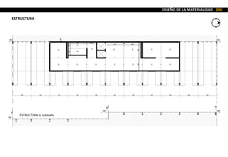 DISEÑO DE LA MATERIALIDAD [06]
ESTRUCTURA
 