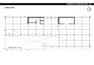 DISEÑO DE LA MATERIALIDAD [06]
ESTRUCTURA
 