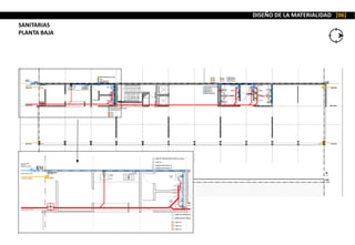 SANITARIAS
PLANTA BAJA
DISEÑO DE LA MATERIALIDAD [06]
 