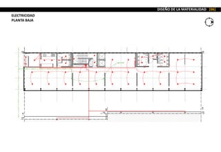 ELECTRICIDAD
PLANTA BAJA
DISEÑO DE LA MATERIALIDAD [06]
 