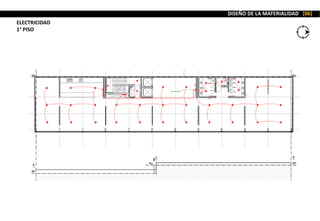 ELECTRICIDAD
1° PISO
DISEÑO DE LA MATERIALIDAD [06]
 