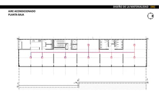 AIRE ACONDICIONADO
PLANTA BAJA
DISEÑO DE LA MATERIALIDAD [06]
 