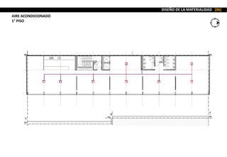 AIRE ACONDICIONADO
1° PISO
DISEÑO DE LA MATERIALIDAD [06]
 