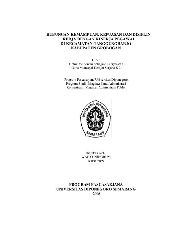 Skripsi hukum administrasi negara