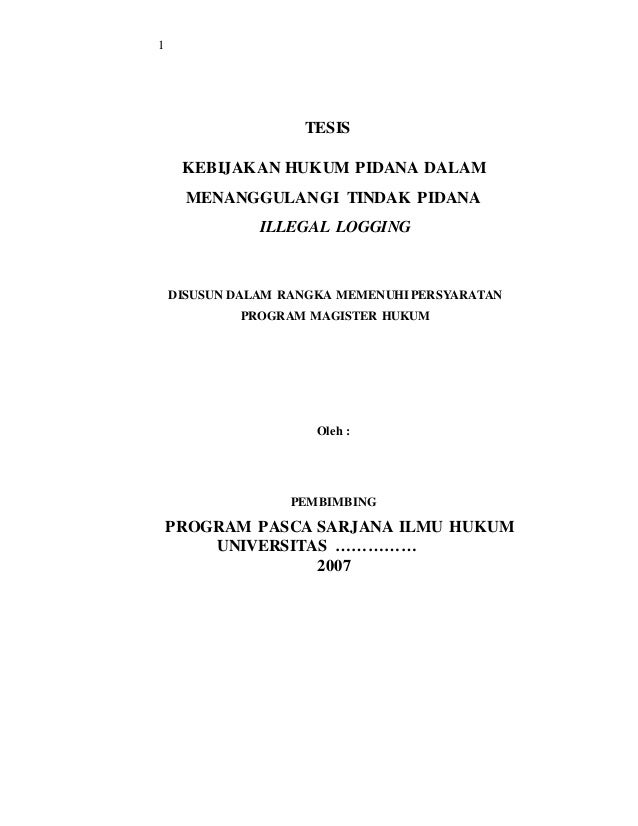 contoh judul essay tentang hukum