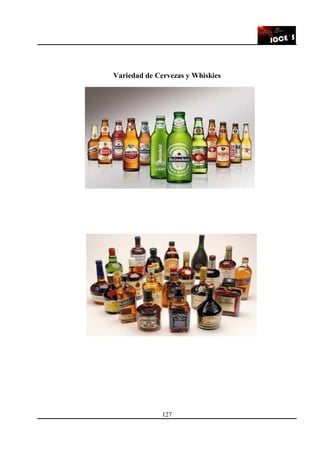 127
Variedad de Cervezas y Whiskies
 