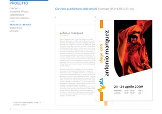 PROGETTO
CONCEPT                                         Cartoline pubblictarie delle attività | formato A5 (14.85 x 21 cm...
