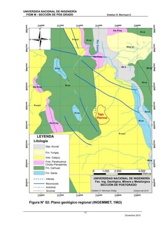 UNIVERSIDA NACIONAL DE INGENIERÍA
  FIGM M - SECCIÓN DE POS GRADO          Esteban D. Manrique Z.




                                    17
                                                         Diciembre 2010
 