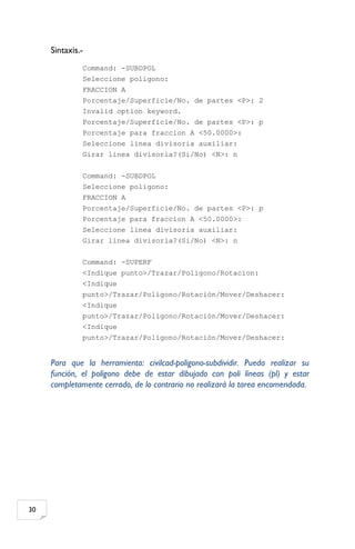 Tesis manual de civilcad | PDF