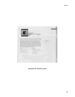 Anexos




Etiquetas de radiofrecuencia




                                 121
 