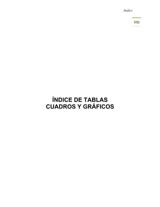 Índice



                              VIII




  ÍNDICE DE TABLAS
CUADROS Y GRÁFICOS
 