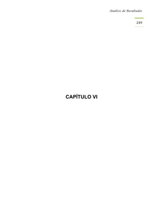 Análisis de Resultados



                                249




CAPÍTULO VI
 