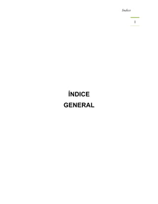 Índice



                   I 




 ÍNDICE
GENERAL
 