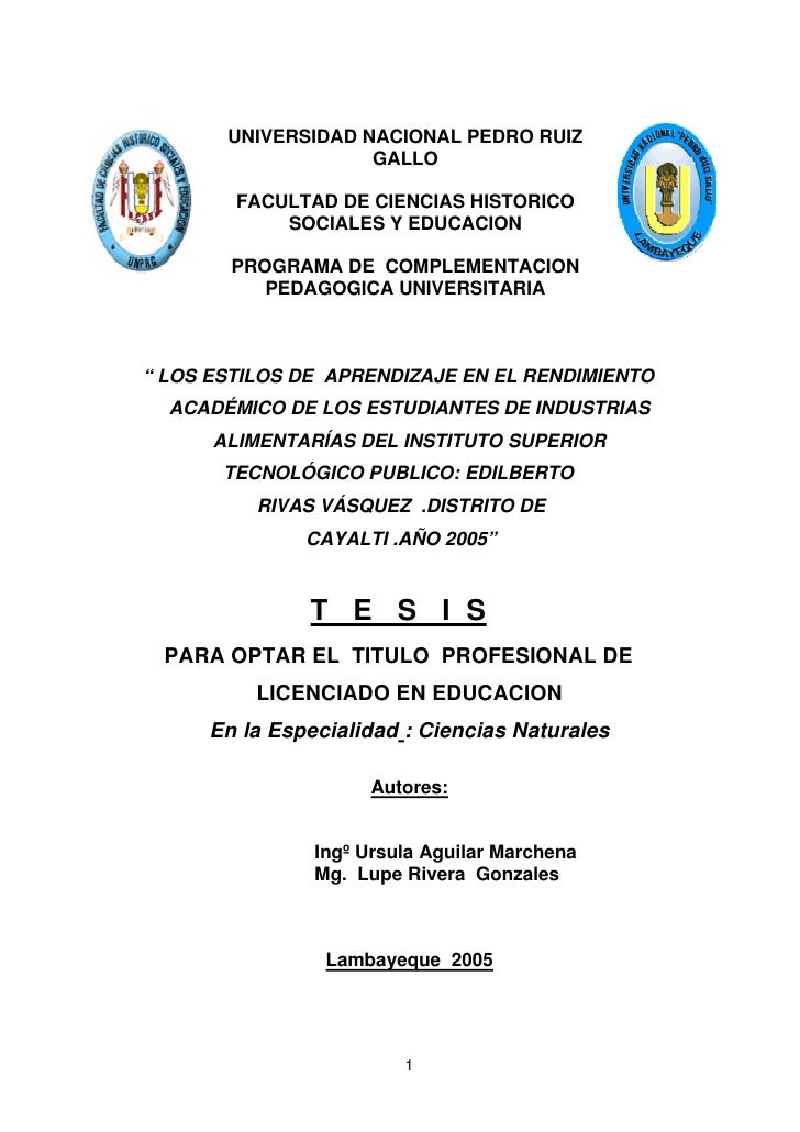 Tesis Para Optar T tulo Profesional De Licenciada En Educaci n Tesis Para Optar T tulo Profesional De Licenciada En Educaci n
