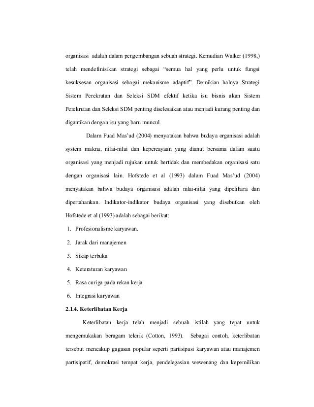 Tesis pengaruh budaya