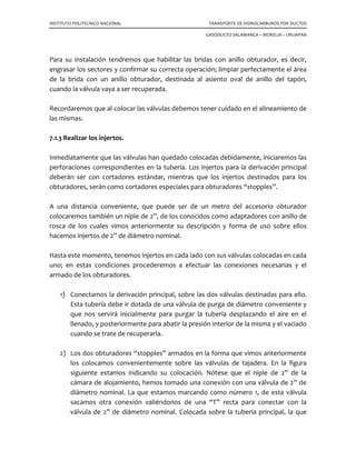 INSTITUTO POLITECNICO NACIONAL TRANSPORTE DE HIDROCARBUROS POR DUCTOS
GASODUCTO SALAMANCA – MORELIA – URUAPAN
 