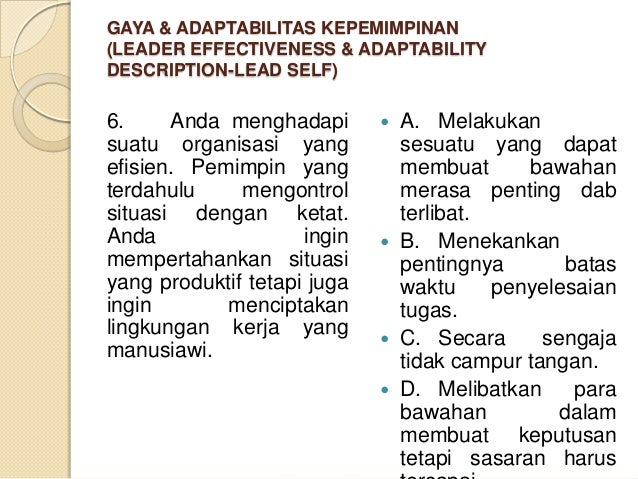 Tes Kepemimpinan