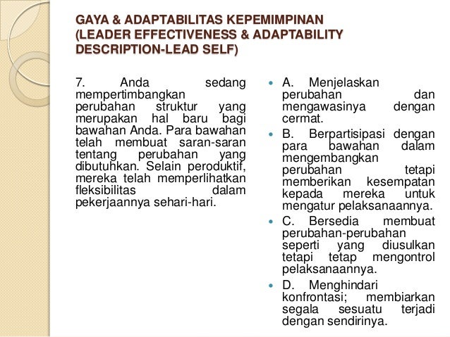 Tes kepemimpinan