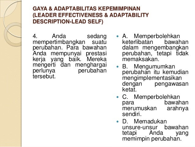 Tes kepemimpinan
