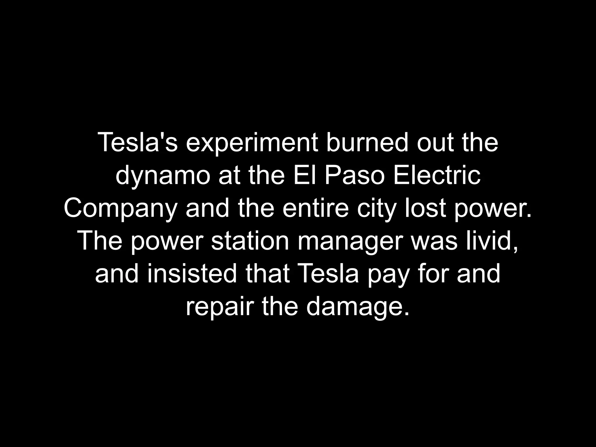 A glimpse of Nikola Tesla